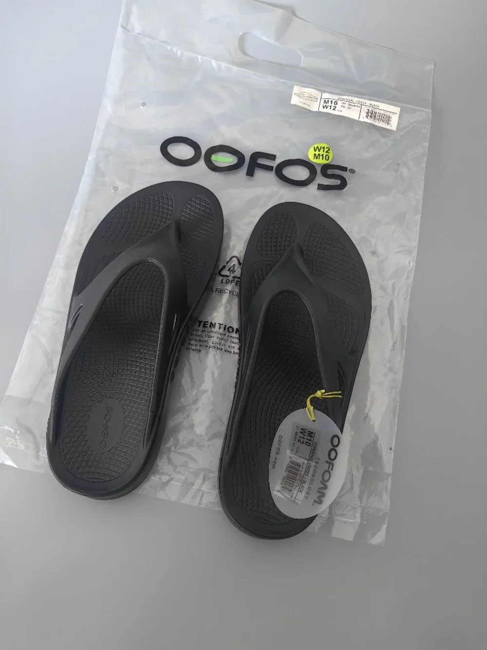 Men's OOFOS Originals Recovery Sandal #1000 - Black